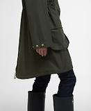 Thumbnail 9 of Barbour Women's Una Showerproof Parka - Olive/Ancient Tartan