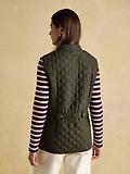 Thumbnail 9 of Joules Women's Minx Showerproof Diamond Quilted Gilet - Green