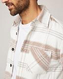 Thumbnail 7 of Peregrine Men's Made In England Blunt Overshirt - White Grid