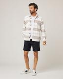Thumbnail 3 of Peregrine Men's Made In England Blunt Overshirt - White Grid