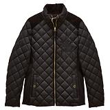 Thumbnail 1 of Joules Women's Braemar Luxe Showerproof Diamond Quilted Coat - Black