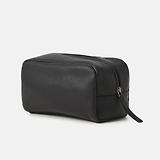 Thumbnail 2 of Lyle & Scott Leather Wash Bag - Jet Black