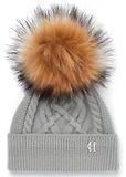 Thumbnail 1 of Holland Cooper Cortina Beanie Bobble Hat - Soft Grey