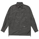 Thumbnail 1 of Elliker Unisex Craw Long Sleeve Zipper Tech Shirt - Grey