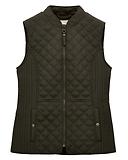 Thumbnail 1 of Joules Women's Minx Showerproof Diamond Quilted Gilet - Green