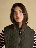 Thumbnail 7 of Joules Women's Minx Showerproof Diamond Quilted Gilet - Green