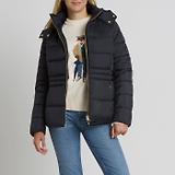 Thumbnail 2 of Joules Women's Hadlow Short Showerproof Padded Coat - Navy