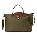Thumbnail 1 of Joules Women's Edie Weekend Bag with Shoulder Strap - Khaki Green