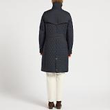 Thumbnail 5 of Joules Women's Rosewell Long Showerproof Longline Quilted Coat - Navy
