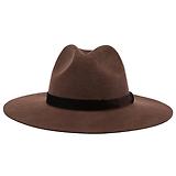 Thumbnail 1 of Joules Women's Grove Wool Fedora Hat - Chocolate Brown