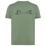Thumbnail 2 of Didriksons Men's Harald Landscape T-Shirt - Light Moss