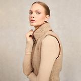 Thumbnail 7 of Holland Cooper Women's Country Fleece Gilet - Natural Borg