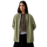 Thumbnail 1 of Hunter Unisex Downpour Izzy Pu Hooded Jacket - Deep Lichen Green