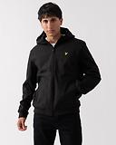 Thumbnail 3 of Lyle & Scott Men's Fleece Back Softshell Jacket - Jet Black