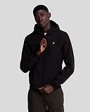 Thumbnail 4 of Lyle & Scott Men's Fleece Back Softshell Jacket - Jet Black