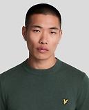 Thumbnail 3 of Lyle & Scott Men's Cotton Merino Crew Neck Jumper - Deep Green