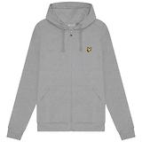 Thumbnail 1 of Lyle & Scott Men's Sports Full-Zip Hoodie - Mid Grey Marl