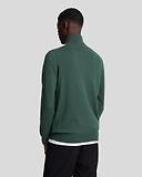 Thumbnail 3 of Lyle & Scott Men's Cotton Merino 1/4 Zip Jumper - Argyle Teal