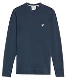 Thumbnail 5 of Lyle & Scott Men's Premium Merino Crew Neck Jumper - Midnight Navy