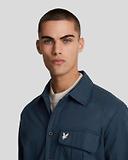 Thumbnail 4 of Lyle & Scott Men's Premium Pleated Pocket Overshirt - Midnight Blue