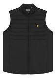 Thumbnail 5 of Lyle & Scott Men's Sports Hybrid Double Baffle Gilet - Jet Black