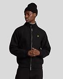 Thumbnail 2 of Lyle & Scott Men's Double Face Wool Harrington - Jet Black