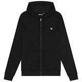 Thumbnail 5 of Lyle & Scott Men's Sports Full-Zip Hoodie - Jet Black