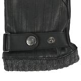 Thumbnail 6 of Dents Men’s Sherborne Touchscreen Wool Blend-Lined Leather Gloves - Black/Grey