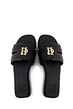 Thumbnail 3 of Holland Cooper Women's Monogram Slides - Black Leather
