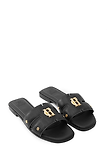 Thumbnail 2 of Holland Cooper Women's Monogram Slides - Black Leather