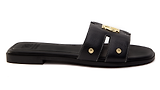 Thumbnail 1 of Holland Cooper Women's Monogram Slides - Black Leather