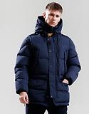 Thumbnail 4 of Parajumpers Men's Harraseeket Hooded Down Parka Jacket - Blue Navy