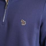 Thumbnail 5 of Paul Smith Men's Regular Fit Zebra Half-Zip Sweatshirt - Blue