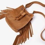 Thumbnail 2 of Penelope Chilvers Women's Mini Fringe Suede Bag - Tan
