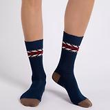 Thumbnail 3 of Penelope Chilvers Women's Wyoming Cotton Socks (3 pack) - Orange/Multi