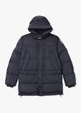 Thumbnail 13 of Parajumpers Men's Harraseeket Hooded Down Parka Jacket - Blue Navy