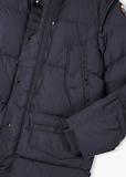 Thumbnail 11 of Parajumpers Men's Harraseeket Hooded Down Parka Jacket - Blue Navy