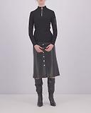 Thumbnail 9 of Barbour International Women's Hailey Half-Zip Top - Black