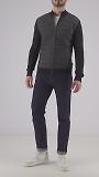 Thumbnail 8 of Barbour Men's Essential Carn Baffle Zip Through Jumper - Black