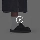 Thumbnail 8 of Clarks Originals Women's Desert Nomad Mule - Black Suede