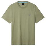 Thumbnail 1 of PS By Paul Smith Men's Organic Cotton Zebra Logo T-Shirt - Washed Green