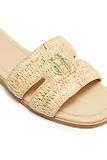 Thumbnail 5 of Holland Cooper Women's Monogram Slides - Natural Straw