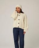 Thumbnail 6 of Peregrine Milliner Ribbed Beanie - Ecru