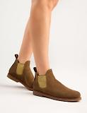 Thumbnail 2 of Penelope Chilvers Women's Safari Suede Boots - Truffle/Gold