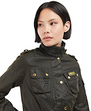 Thumbnail 6 of Barbour International Women's International Wax Jacket - Olive