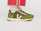 Thumbnail 5 of VEJA Men's Rio Branco II Ripstop Retro-Running Trainers - Kaki Pierre