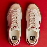 Thumbnail 6 of VEJA Women's Volley Leather Sneaker - White Pekin Bark