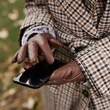 Thumbnail 4 of Dents Women's Sarah Touchscreen Leather Gloves with Faux Fur Cuffs - Chestnut