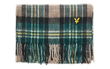 Thumbnail 5 of Lyle & Scott Men's Lambswool Blend Checked Scarf & Beanie Gift Set - Argyle Teal