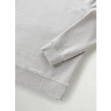 Thumbnail 6 of Woolrich Men's Logo Script Cotton Fleece Crewneck - Light Grey Melange
